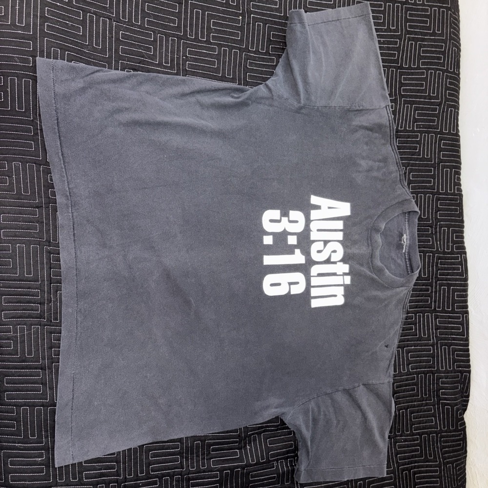 Vintage 1997 WWF Tag Stone Cold Steve Austin 3:16 Shirt‎ Mens Large Titan Sports